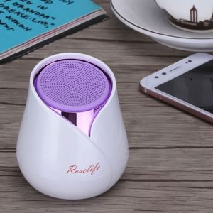 ZVUČNIK PRIJENOSNI BEŽIČNI BLUETOOTH ROSE LJUBIČASTI