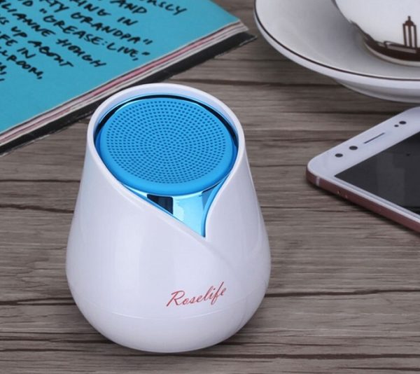 ZVUČNIK PRIJENOSNI BEŽIČNI BLUETOOTH ROSE PLAVI